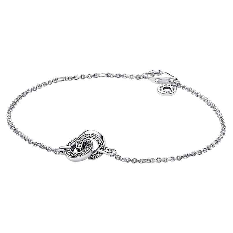 Pandora 592742C01 Women's Bracelet Intertwined Pavé