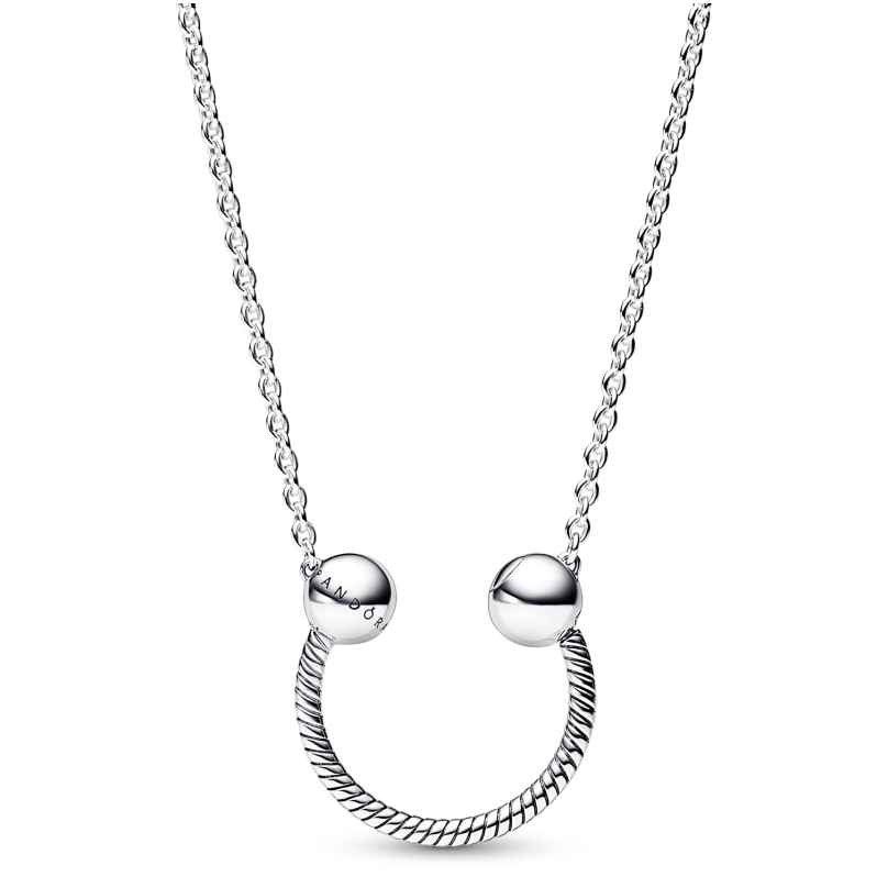 Pandora 392747C00-45 Ladies' Necklace 925 Silver with Pendant Moments U-Shape 5700303060316