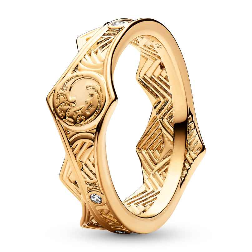 Pandora 162969C01 Women's Ring House of the Dragon Crown Gold Tone