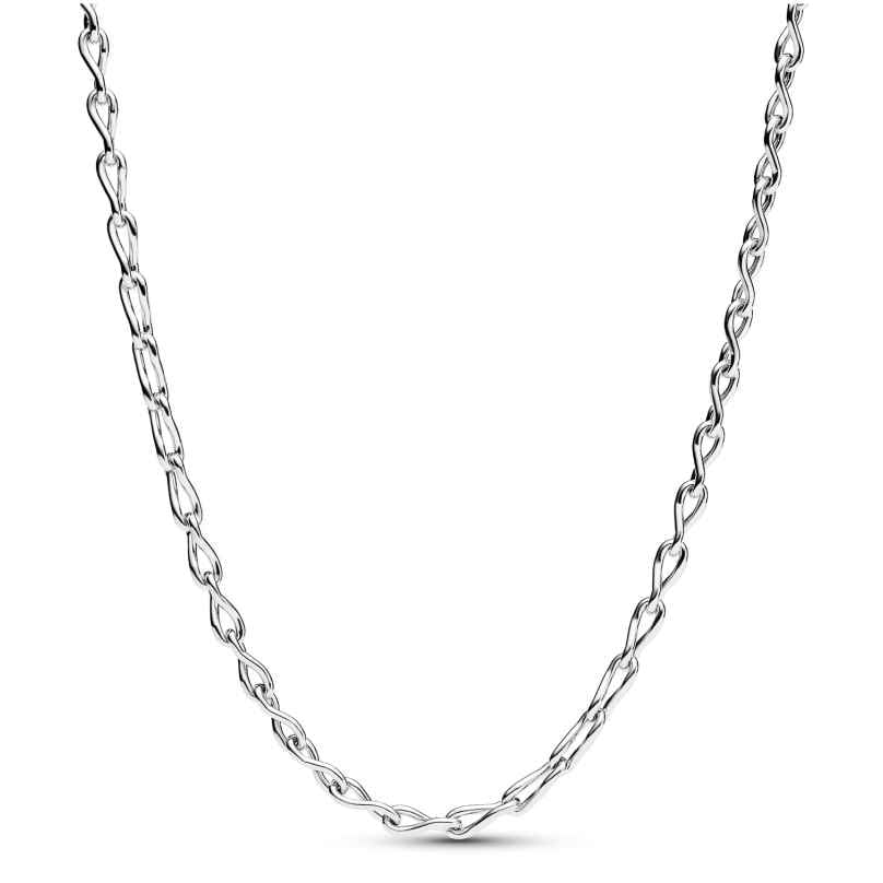Pandora 393052C00-50 Damen-Halskette Unendlichkeit Silber 5700303092904