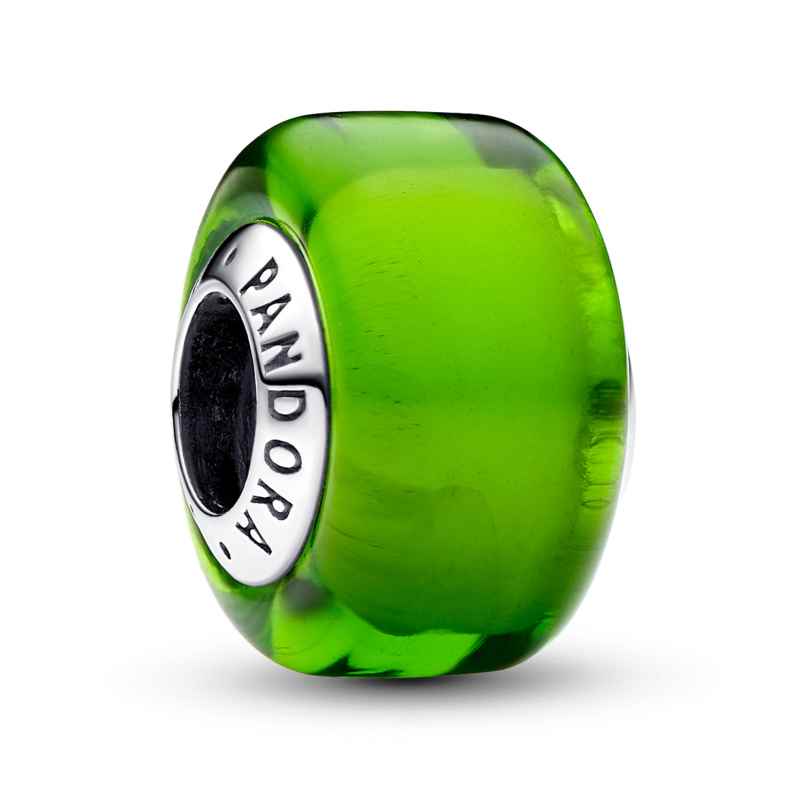Pandora 793106C00 Charm Silver Murano Glass Green Mini 5700303092768