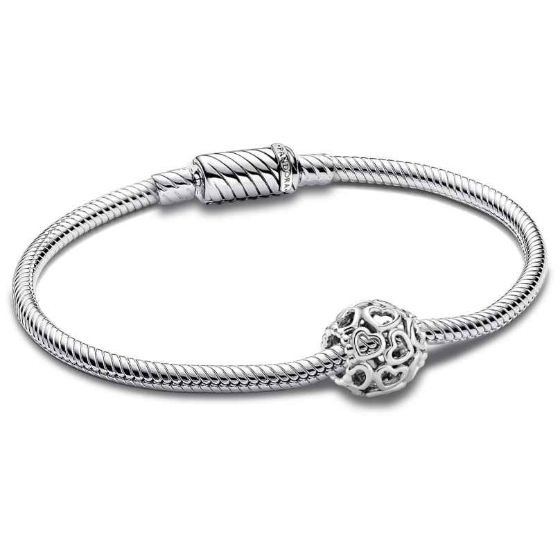 Pandora 68081 Women's Bracelet Silver Hearts Gift Set