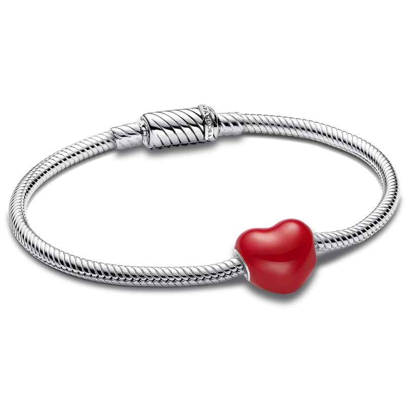 Pandora 68113 Women's Bracelet Gift Set Silver Hidden Message Heart