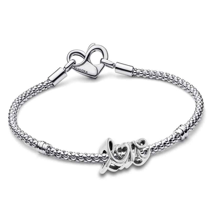Pandora 68133 Starter Set Women's Bracelet Silver Handwritten Love
