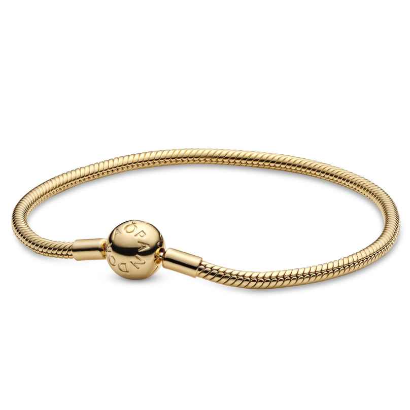Pandora 568748C00 Women's Bracelet for Charms Snake Gold Tone