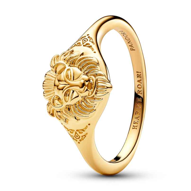 Pandora 163139C00 Ladies' Ring Game of Thrones Lannister Lion Gold Tone