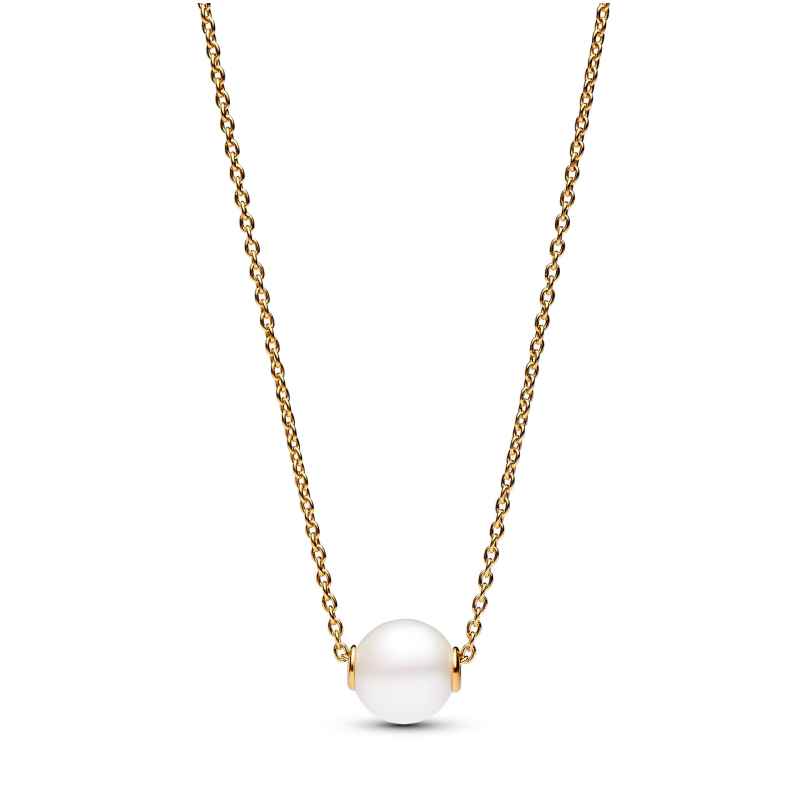 Pandora 363167C01-45 Women's Necklace with Freshwater Cultured Pearl Gold Tone 5700303110776