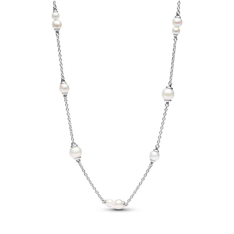 Pandora 393175C01-45 Ladies' Station Chain Necklace Freshwater Cultured Pearls 5700303110813