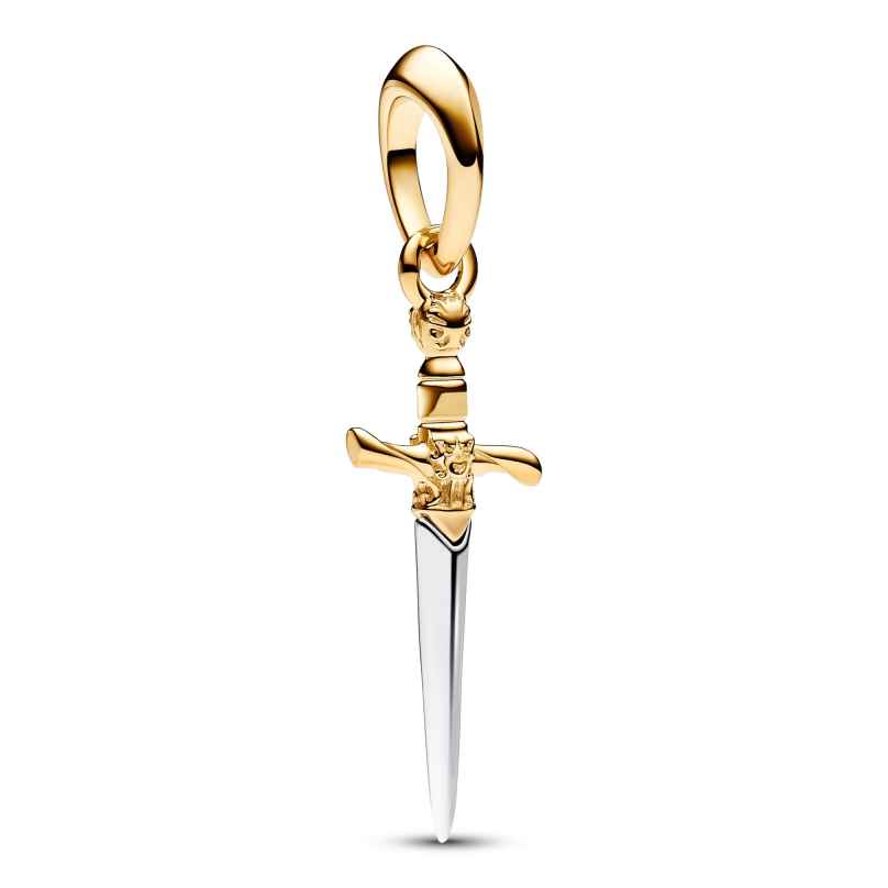 Pandora 763142C00 Dangle Charm Game of Thrones Aryas Sword Needle Two Tone 5700303110745