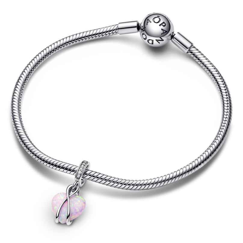 Pandora Charm-Anhänger Mum Opalisierendes Herz