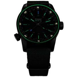 traser H3 109035 Herrenuhr Pathfinder GMT Grün