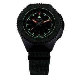 traser H3 109858 Men's Watch P69 Black Stealth Green with Nato Strap