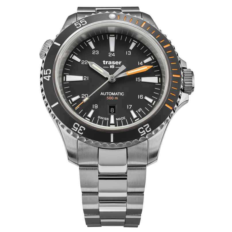 traser H3 110321 Men's Wristwatch P67 Diver Automatic Special Set Black 7630027704952