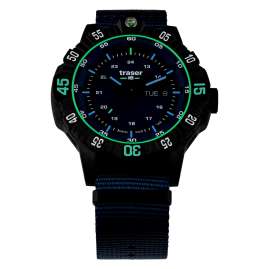 traser H3 110724 P99 Q Tactical Watch Blue with Textile Strap