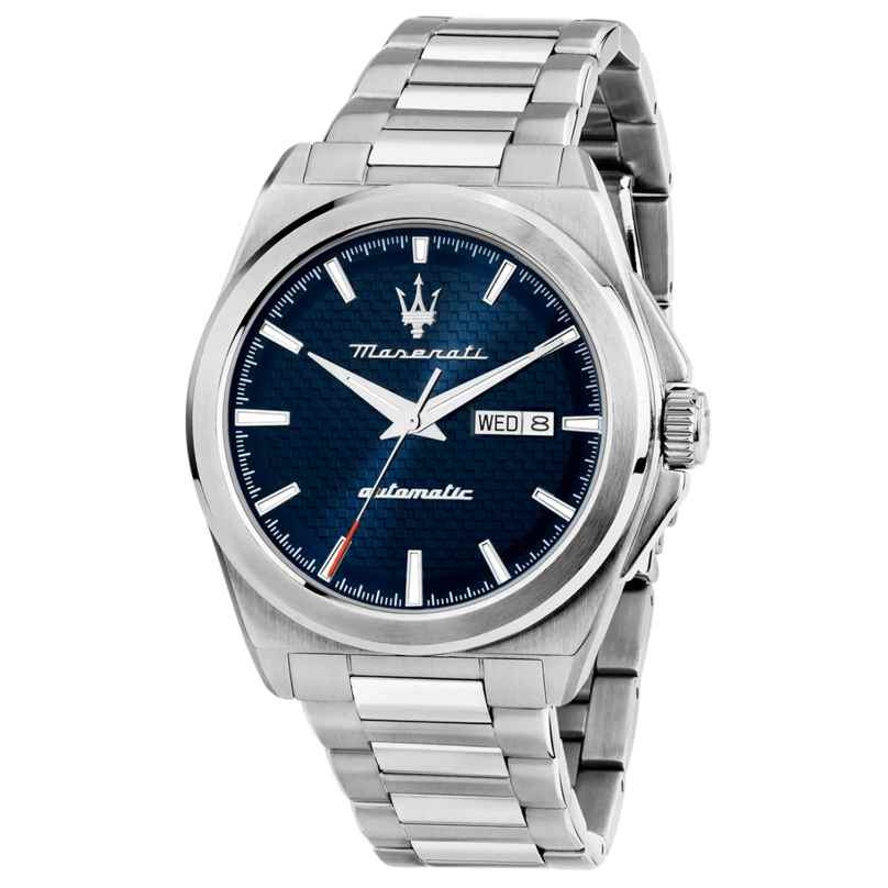Maserati R8823152002 Herrenuhr Automatik Velocità Edelstahl/Blau 8056783254729