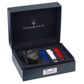 Maserati R8871648006 Men's Chronograph Successo with 3 Additional Straps