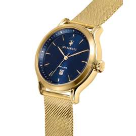 Maserati R8853118020 Men's Watch Epoca Gold Tone/Blue