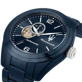 Maserati R8823150002 Men's Watch Automatic Traguardo Ceramic Blue