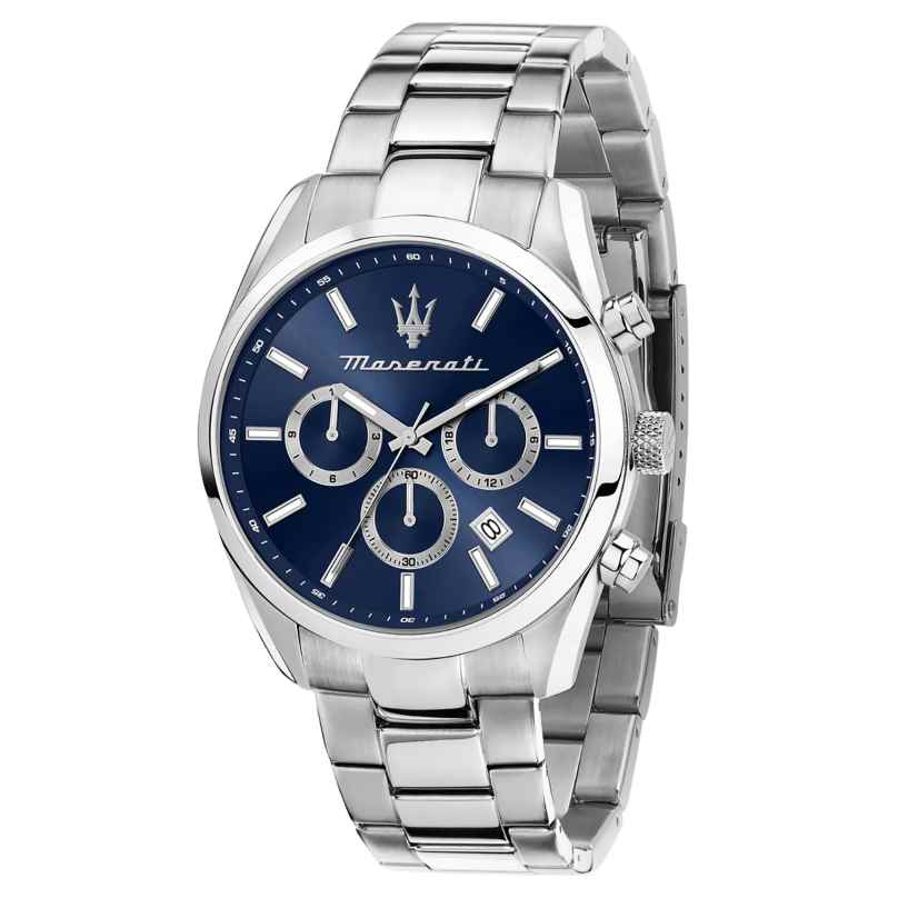 Maserati R8853151005 Men's Watch Attrazione Multifunction Steel/Blue 8056783023462