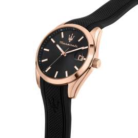 Maserati R8851151002 Men's Wristwatch Attrazione Black/Rose Gold Tone
