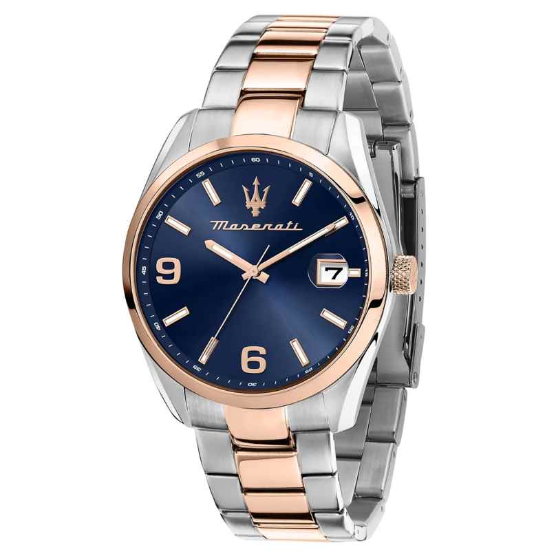 Maserati R8853151006 Men's Watch Attrazione Two-Colour/Blue 8056783023479
