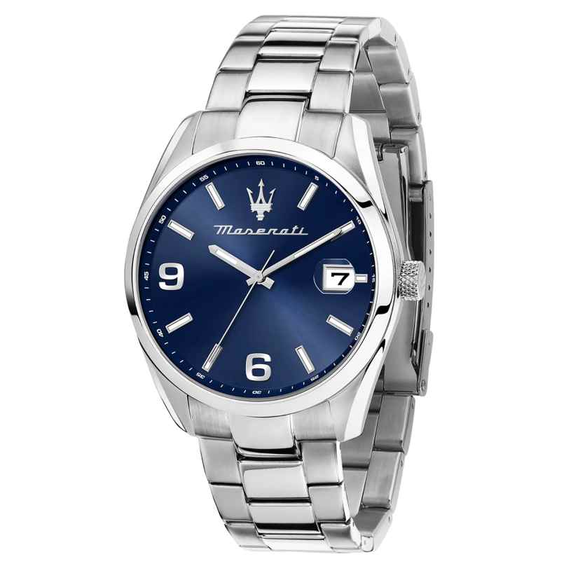 Maserati R8853151013 Men's Quartz Watch Attrazione Steel/Blue 8056783055593