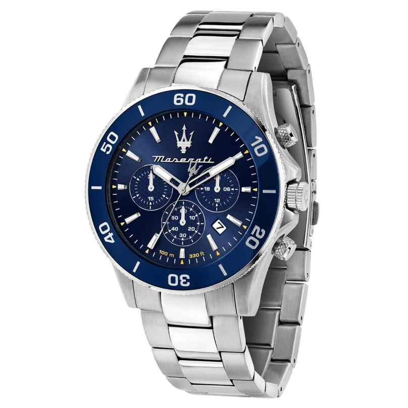 Maserati R8873600002 Men's Wristwatch Chronograph Competizione Blue 8056783058648