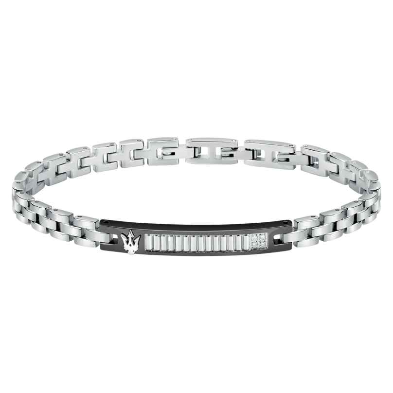 Maserati JM423ATY20 Men's Bracelet Stainless Steel with Diamonds 8056783055982