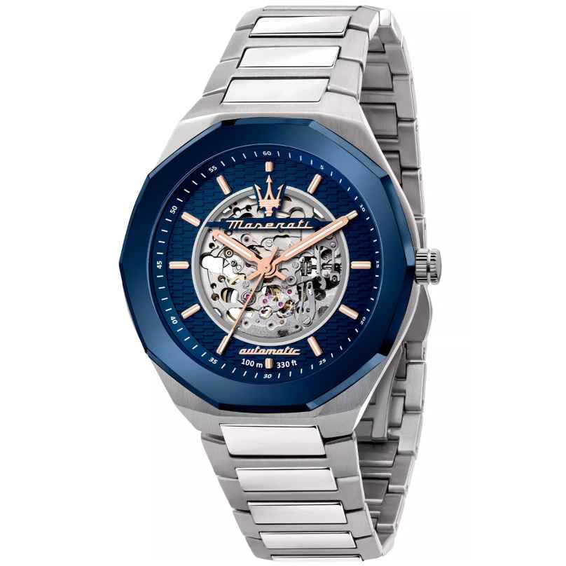 Maserati R8823142004 Men's Automatic Watch with Skeleton Dial Stile 8056783058853