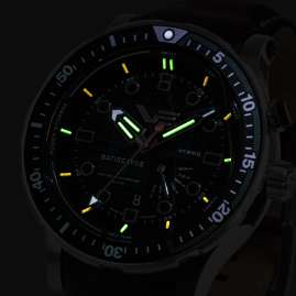 Vostok Europe PX84-511A770-GRE Herren-Taucheruhr Hybrid Batiscafos Grün