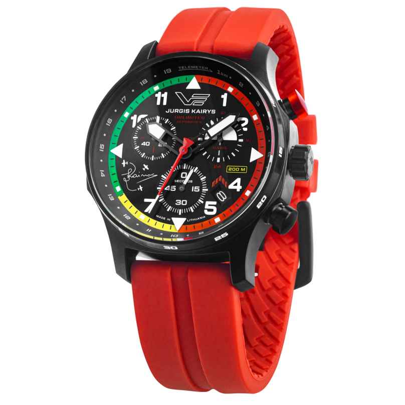 Vostok Europe VK68-592C775 Herrenuhr Jurgis Kairys Unlimited Aerobatics 2025 Rot 4260703064297