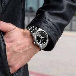 Vostok Europe NH35-125A747B Unisex Watch Automatic Rocket N1 Steel/Black 39 mm