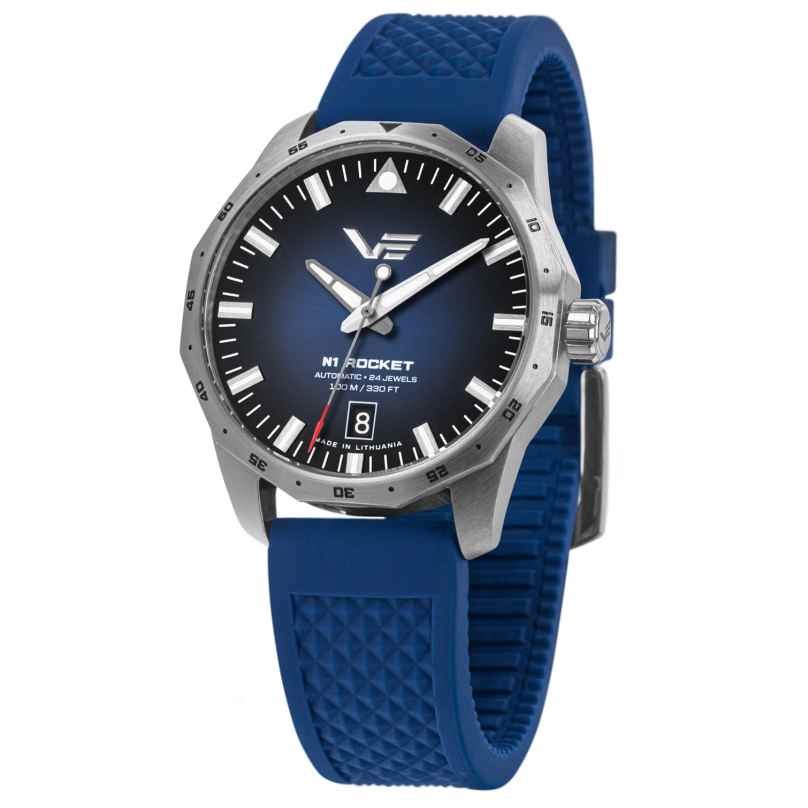 Vostok Europe NH35-125A748-SIBLU Unisex Watch Automatic Rocket N1 Blue 39 mm 4262551210284