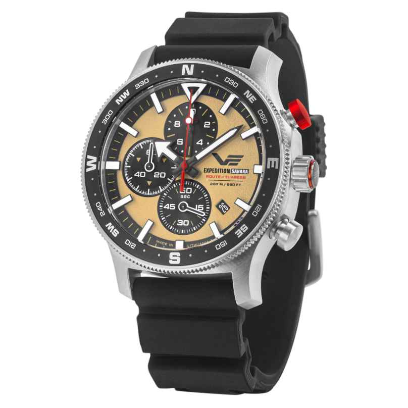 Vostok Europe 6S10-598A753 Herrenuhr Chronograph Expedition Sahara Limited Edition 4260703064280