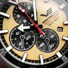 Vostok Europe 6S10-598A753 Herrenuhr Chronograph Expedition Sahara Limited Edition