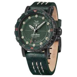 Vostok Europe NH35-571F608 Men's Automatic Watch SSN-571 Nuclear Submarine Green