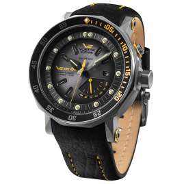 Vostok Europe PX84-620H659-E-O Men's Watch VEareONE Special Edition 2 Straps Black