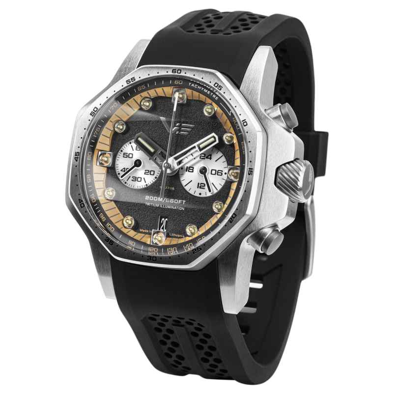 Vostok Europe VK64-640A698 Men's Watch Atomic Age Chronograph Black 4260703062767
