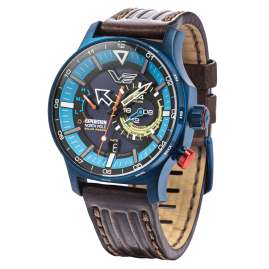 Vostok Europe VS57-595D736 Men's Wristwatch Solar Polar Ice Light Blue