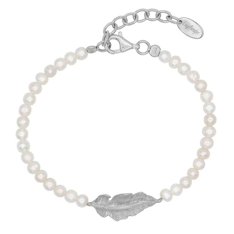 Engelsrufer ERB-GLORY-FEDER Damenarmband Perlen mit Feder 4260756387701