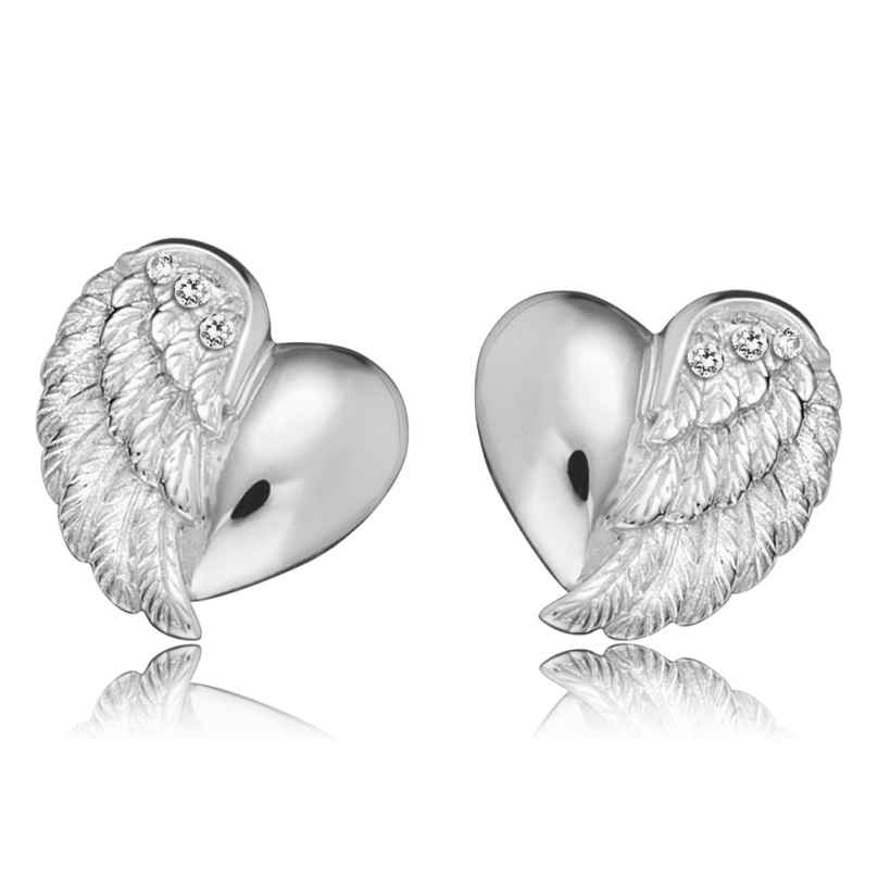 Engelsrufer ERE-LILHEARTWING-ST Ladies Ear Studs Heartwing 4260463194685