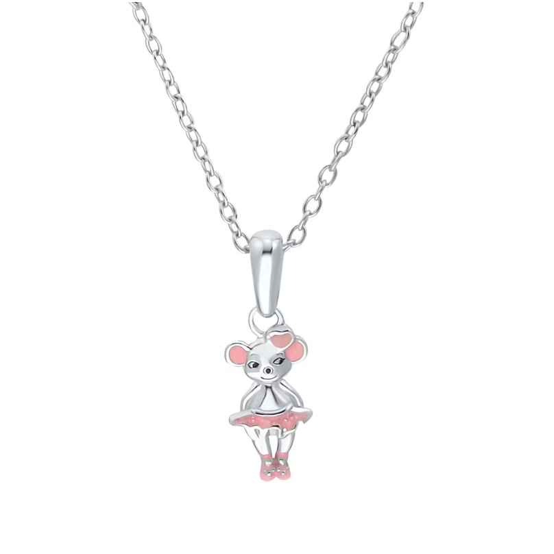 Prinzessin Lillifee 2035972 Children's Mouse Pendant Necklace Silver 4056867047036
