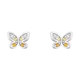 Prinzessin Lillifee 2035992 Children's Stud Earrings Butterfly Silver