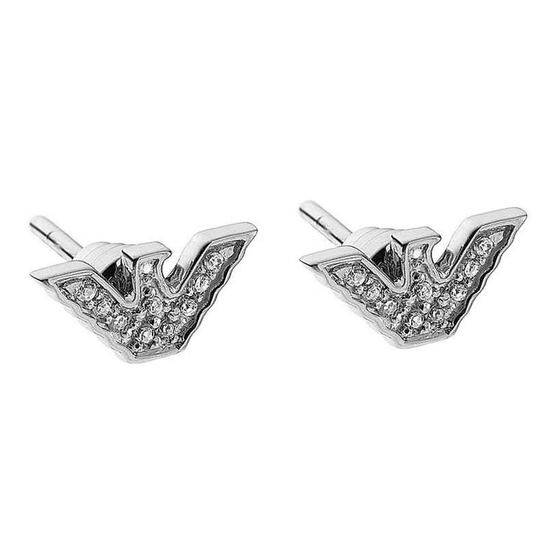 Emporio Armani EG3027 Silver Ladies Earrings 4051432727863