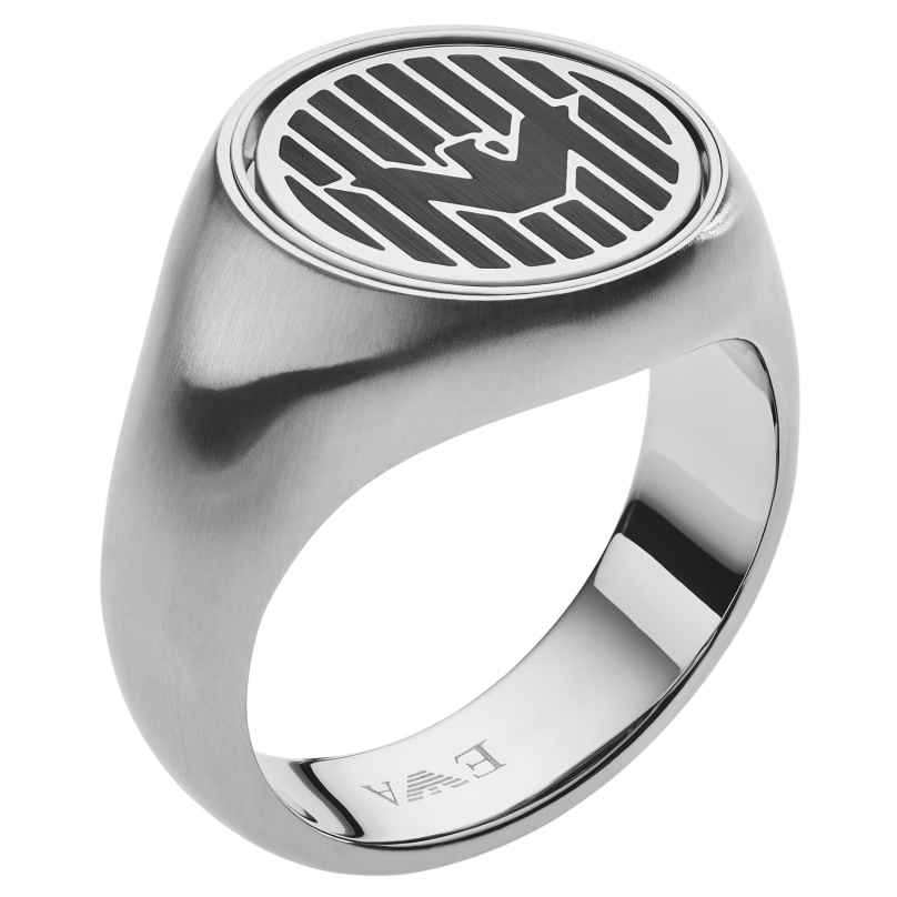 Emporio Armani EGS2727040 Men's Ring with Logo