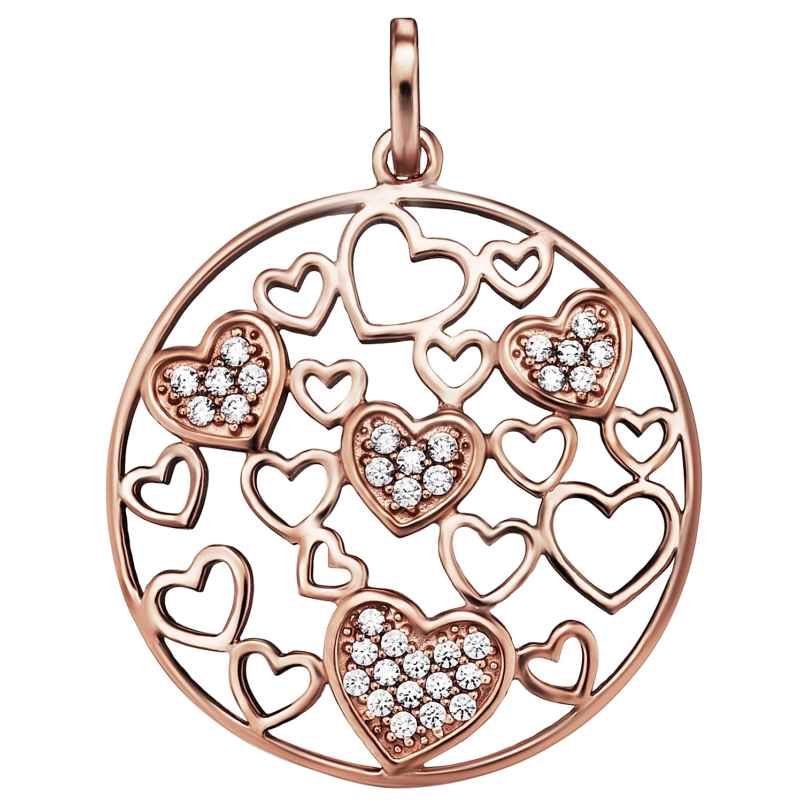 Julie Julsen JJPE0274.2 Chain Pendant Hearts S 9120073586193