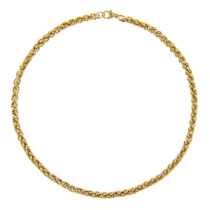 Elaine Firenze 11.4190C Halskette für Damen Gold 585 / 14K Zopfkette 4260727513627
