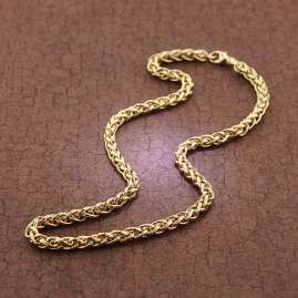 Elaine Firenze 11.4190C Ladies' Necklace 585 Gold / 14 carat Wheat Chain