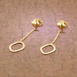 Elaine Firenze 1113522E Ladies' Dangle Earrings 585 / 14K Gold