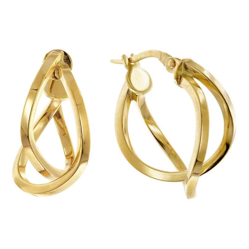 Elaine Firenze 58042 Hoop Earrings for Women Gold 585 / 14 K 4262459681445